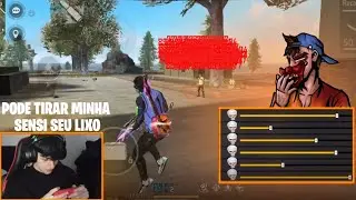 testei o novo Peck de sensibilidade do fantasma ff ( nem hacker tem essa mira 🚫😈 )