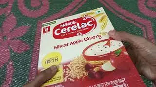 Nestle Cerelac Wheat Apple Cherry For 8 month Baby| Best Nestle Complementary Food