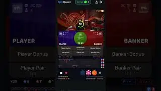 Day 10 of betting on bacc! Banker 2 in a row!!! #spinquest #baccarat #lifeisbutadream #casino #win