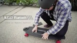 Bluetooth Controlled M1 Electric Skateboard with BLE113 from Silicon Labs