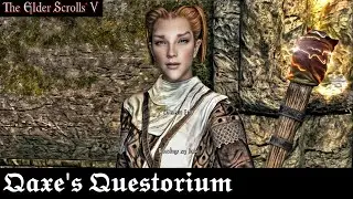 Olette in Skyrim 979 Qaxes Questorium part 23 Trade Rout to Morrowind