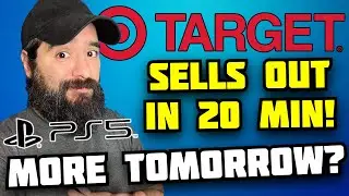 Target PS5 Restock Sells out in 20 MINUTES... MORE TOMORROW? | 8-Bit Eric