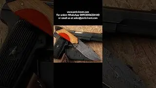 Crafty orbit&rsquo;s outdoor knife.Pakka wood handle. #handmade #art #trending #shorts #youtubeshorts #usa