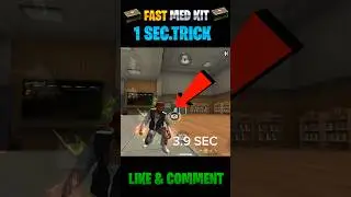 0.1 SEC MED KIT 💊TEST IN FREE FIRE #godgamertelugu 🔥