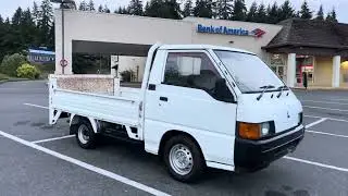 Mitsubishi Delica Turbo diesel 4D56 truck with lift gate import from Japan