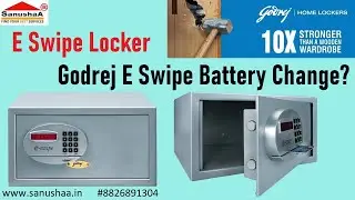 Godrej e Swipe  Locker | How To Open Godrej E Swipe Safe Through Debit /Credit Card | Set Password?