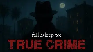Fall Asleep to True Crime┃Rain Sounds, Black Screen, and No Ads