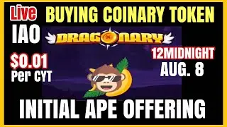 DRAGONARY NFT GAME!  BUYING COINARY/CYT TOKEN IN INITIAL APE OFFERING(IAO)