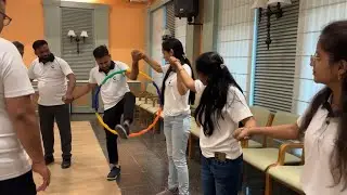 Team Building Activity Hulla Hoop Relay By Arjun Adhikari at Jim Corbett for CATALYSTS BIO TEC. 
