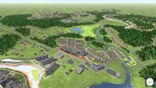 Интерактивная 3D презентация застройки мкр.Новогорск г.о.Химки