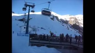 Skiing Around Stafal (tschaval) Monterosa Italy Jan 2017