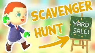 I Attempted a Nookazon Yard Sale SCAVENGER HUNT! | Animal Crossing New Horizons