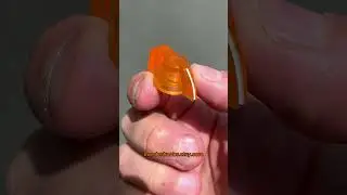 🔥Amazing knobs - Transparent Orange Chicken Head Knob - Sweden Knobs