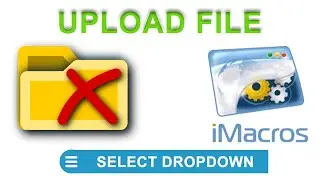 Tutorial upload foto imacros | select drop down menu iMacros
