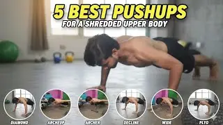 : 5 Best Pushups for a SHREDDED Upper Body (No Gym!) | Mera Favourite Top 5 Pushpups Workout At Home