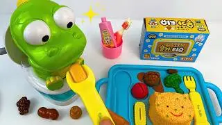 [🌟Toy ASMR🌟] Pororo Krong Toilet & Toothbrush Playset | Eating ASMR | Satisfying Toy Unboxing ASMR