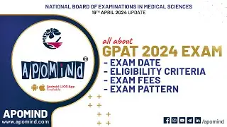 GPAT 2024 Exam | Eligibility Criteria | Exam Fees | Exam Pattern | GPAT 2024 date announcement