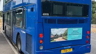 Journey onboard Bluestar Optare Olympus 6939 LX58 CXY on Route 19 to Lordshill
