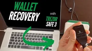 Wallet Recovery with Seed Phrase on Trezor Safe 3 Bitcoin hardware wallet