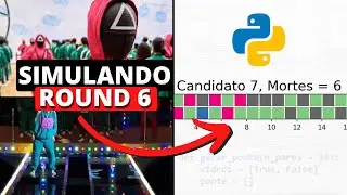 Simulando a Ponte de Vidro de ROUND 6 (Squid Game) com Python
