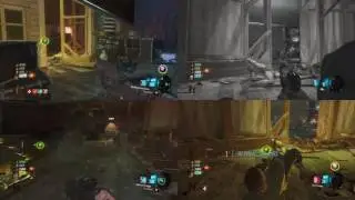 BO3 Zombie Chronicles: Kino Der Toten 4 player split screen on PS4 Pro