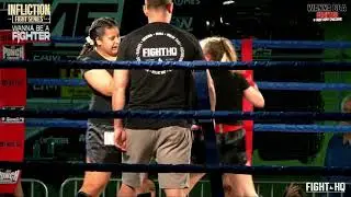 Lilly VS Mikky - Muay Thai - Infliction Fight Series