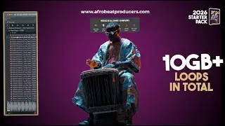 FREE DOWNLOAD 800+ Afrobeat Loops | 2026 Starter Sample Pack Drums Melody Loops Voxs MIDI Kit