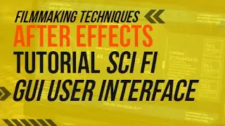 After Effects Tutorial Sci Fi GUI User Interface Design