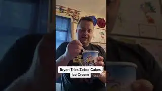 Bryan Tries Zebra Cakes Ice Cream