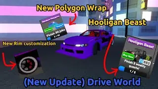 ( New update) Drive world, New Mori15 Xtreme drift car, Hooligan Beast, barn find and more!