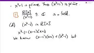 Section 3.4, Principal Ideal Domains, Prime Ideal Examples and Non-Examples