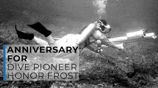 70-я годовщина первого погружения Хонор Фрост | #scuba #pioneer | @ScubaDiverMagazine