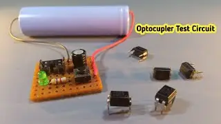 How to test Optocupler without Multimeter - Easy DIY Usefull testing Circuit | 3.7v LED flasher
