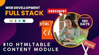 #10 Full Stack Development Complete Course in Hindi | HTML | TABLE CONTENT MODULE |  | #html