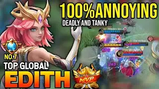 EDITH BEST BUILD 2022 | TOP GLOBAL EDITH GAMEPLAY | MOBILE LEGENDS✓