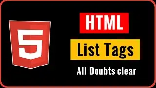HTML List Tags Explained: Types & Usage | Hindi