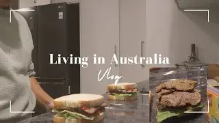 STEAK SANDWICH RECIPE | HOUSEWIFE DIARY | LIVING IN AUSTRALIA VLOG