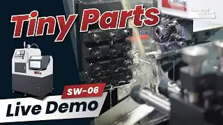 SW-06 Mini Swiss type CNC Lathe.#cnclathe #swisstypelathe