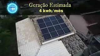 Projeto de energia solar em S&atilde;o Gon&ccedil;alo - Drone  - Advantage Solar