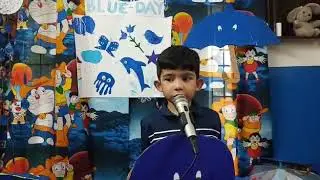 Blue Octopus Blue day activity @ Busy Bees Shahjahanpur