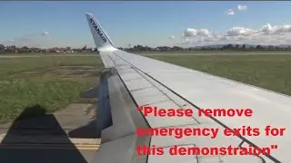 Very real Ryanair Safety Demonstration