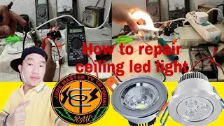 how to repair ceiling led light / jude master tv tutorial