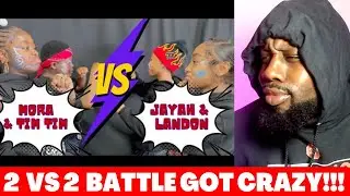 JAYAH GOT BUSY!!! MORA & TIM TIM vs JAYAH & LANDON | REACTION
