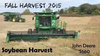 Soybean Harvest: John Deere S660 Combine