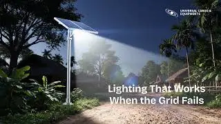 Solar Street Lighting That Works During Power Outages | Universal Cargo & Equipments
