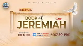 📖 [Jeremiah 27: 1-13] Bible Study | (11-09-25) - Thursday Evening @7:30pm | IPC Philadelphia Church