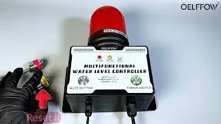 110dB SCREAMING SAVIOR! Stop Floods & Dry Runs AUTOMATICALLY! (High/Low Water Alarm)
