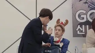 [FANCAM] 151119 GOT7 일산팬사인회_ #영재 목 관리 해 주는 맏형 #마크 #Mark