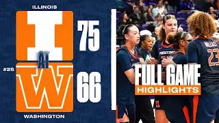 Illinois Women's Basketball | Highlights at #25/24 Washington (2/1/26)
