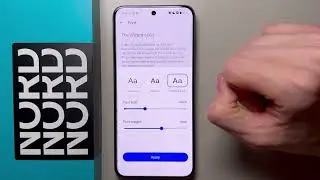 How to Adjust Font Size on OnePlus Nord 5?